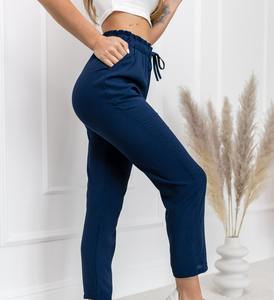 Pantalones de chándal de algodón 100% de alta calidad para mujer, pantalones de chándal de estilo suelto, colores personalizados, opción OEM, estilo frontal plano, nueva condición - Product Image 3