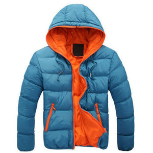 Chaqueta de invierno gruesa impermeable reversible de alta calidad para hombre, cazadora con capucha para exteriores, acolchada de talla grande, nailon Regular personalizado - Product Image 2