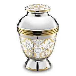 โกศบรรจุอัฐิแบบเทียนหอม ประดับลายดอกไม้ รุ่น COMFORT จาก Love Urns - Product Image 1