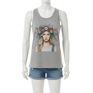 Camiseta Deportiva Corta con Estampado Digital Ecológico, Tejido Suave y Transpirable, Ajuste Elástico, Ropa Deportiva Informal de Verano para Mujer, Top para Gimnasio - Product Image 5