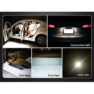 10 T10 W5W CANBUS dẫn Bóng đèn 12V 5 SMD 5050 màu xanh lá cây + chống xước loại bỏ đòn bẩy-ô tô & xe máy/đèn & bóng đèn - Product Image 6