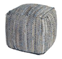 Fabriqué à la main en laine Dhurrie Kilim tabouret et pouf coloré Style Design accent pliable pour hôtel atelier utilisation prix de gros
