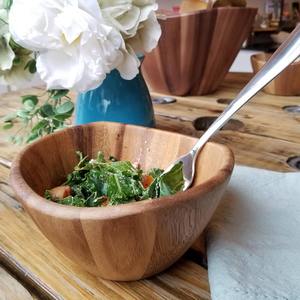 Cuencos de madera decorativos para servir comida, precio competitivo, decoración de mesa, cuenco de madera moderno - Product Image 5