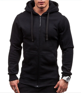 Pull à capuche d'hiver en polaire imprimé respirant pour hommes, manches courtes, polyester/coton décontracté - Product Image 1