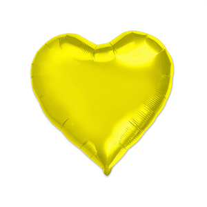 Ballons de fête en forme de cœur dorés, 24 pouces, 12 pièces par sac - Product Image 2