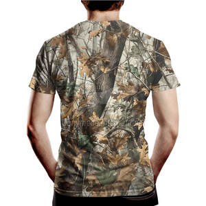 Camisetas con Estampado de Camuflaje de la Selva, Estilo Urbano, Mezcla de Algodón Informal para Hombre, Camisetas con Estampado de la Selva - Product Image 4