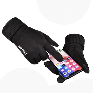 ถุงมือกีฬาข้อมือโพลีเอสเตอร์ระบายอากาศสำหรับผู้หญิงกำหนดเองสำหรับใช้ในชีวิตประจำวันในฤดูหนาวขี่จักรยานและสำหรับคุณสมบัติหน้าจอ - Product Image 4