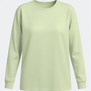 Sweat-shirt à col roulé pour femme, nouvelle mode d'hiver, pull décontracté, confortable, qualité supérieure, 100% coton molletonné - Product Image 1
