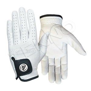 Customizable High Quality Cabretta Leather Golf Gloves Soft Breathable Sheepskin Anti-Slip Features Left Right Hand for Sports - Product Image 5