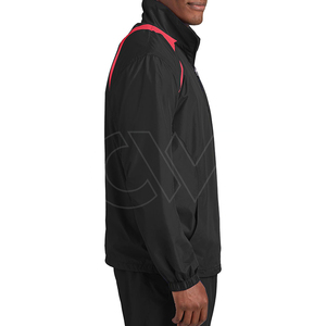 OEM 2025 chaquetas cortavientos de lona personalizadas para hombre al por mayor chaquetas de invierno informales a prueba de agua de secado rápido transpirables en la parte delantera - Product Image 2