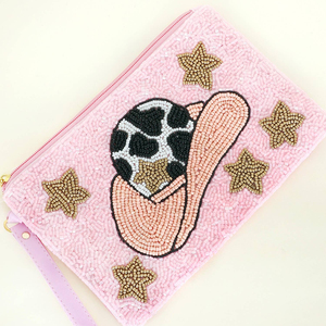 Beaded Bag Indian Evening Bags and Clutches Beaded Purse Wedding Party <b>Handbag</b> for Women - Product Image 1