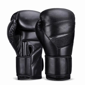 Guantes de Boxeo Profesionales 2026 con Logotipo Personalizado para Hombre, Guantes de Entrenamiento de MMA con Cierre de Velcro, Material de PU, Hechos a Medida - Product Image 1