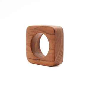 Axiom Home Accents Handmade Durable <b>Wooden</b> <b>Napkin</b> <b>Ring</b> Set with Customizable Color & Size for Restaurant Table Decor - Product Image 2