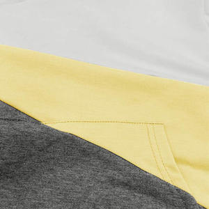 Otoño Invierno suéter gris de gran tamaño de punto con capucha para mujer logotipo personalizado con capucha impreso técnicas más logotipo básico sudadera - Product Image 5