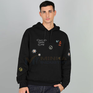 Nouvelle conception, best-seller, sweats à capuche décontractés pour hommes, surdimensionnés, faible MOQ, sweats à capuche surdimensionnés pour hommes à prix de gros, fabriqués au Pakistan - Product Image 2