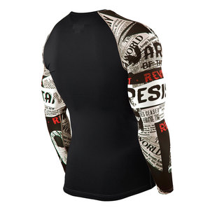 Haute qualité hommes à manches longues demi-fermeture éclair Rash Guard Performance Sunpoof tissu Protection optimale avec un design élégant - Product Image 3