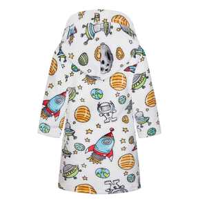 Albornoz 100% de algodón para niños, ropa de baño cómoda de alta calidad con capucha - Product Image 2