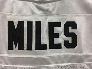 เสื้อเจอร์ซีย์อเมริกันฟุตบอลงานปักสีขาวใส่ทำงาน - Product Image 6