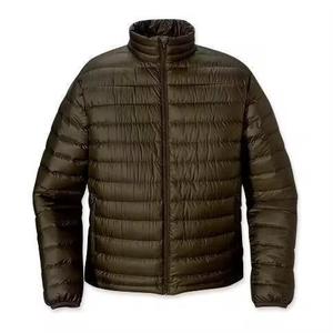 Chaqueta acolchada de diseñador pesada personalizada para hombre 2025 Abrigo acolchado de gran tamaño con capucha con estilo de burbuja brillante de talla grande para invierno - Product Image 1