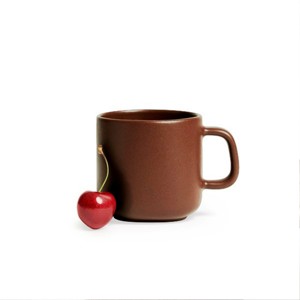 Taza de cerámica marrón Juego de servidor de ensalada de madera y resina más vendidos y utensilios Artículos hechos a mano - Product Image 3