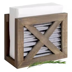 Boîte à mouchoirs en bois pour la maison, le bureau, la salle de bain, porte-mouchoirs décoratif, boîte de rangement en bois naturel - Product Image 4