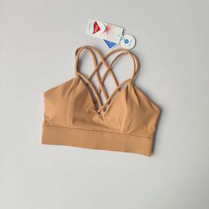 Nouveau soutien-gorge élégant de haute qualité en gros pour femmes soutien-gorge de yoga respirant en nylon spandex conception personnalisée soutien-gorge de sport pour femmes - Product Image 3