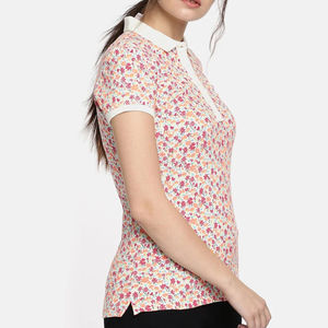 Camiseta Polo Sublimada para Mujer a Precio Razonable, Transpirable, con Logotipo Personalizado, Lisa, Teñida, Duradera - Product Image 3