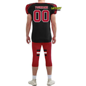 Uniformes de football américain pour hommes personnalisés de qualité supérieure paquet de vêtements d'entraînement pour la compétition et l'entraînement - Product Image 5