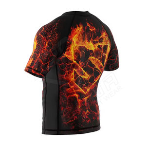 ชุดว่ายน้ำรัชการ์ดสำหรับผู้ชายชุดว่ายน้ำชายหาดพิมพ์ลายแบบกำหนดเองสำหรับฤดูร้อน - Product Image 4