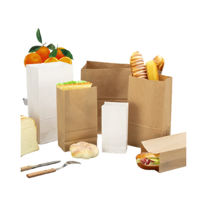 Bolsa de papel kraft reciclado marrón biodegradable respetuoso con el medio ambiente - Product Image 3