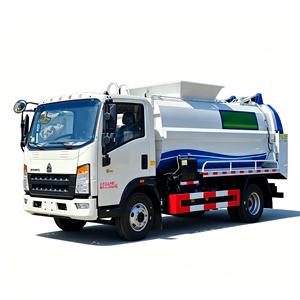 Camión de Basura para Alimentos Sinotruk How de 8m³ con Elevación Hidráulica, Directo de Fábrica - Product Image 1