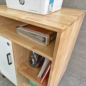 Minimalist Design Office Filing Cabinet TCN68038 <b>Plastic</b> with <b>Wheels</b> Adjustable and Lockable for Bedroom or Workshop Use - Product Image 4