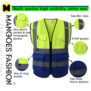 Functional Protection Safe Vest Workwears Reflective Vest High Visibility Safety High Visibility Safety Vest - Product Image 6