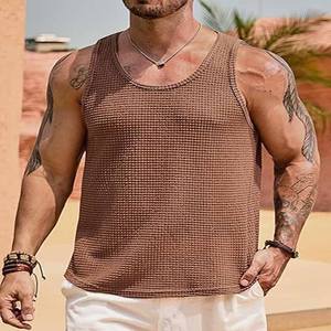 Débardeurs vêtements de musculation avec Logo personnalisé nouveaux hommes Gym Muscle chemise sans manches mâle gilet débardeur fabriqué par robe de sport - Product Image 2