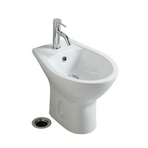 Corsica Ceramic Traditional <b>Bidet</b> with Floor Drain Bath & Toilet Supplies - Product Image 3