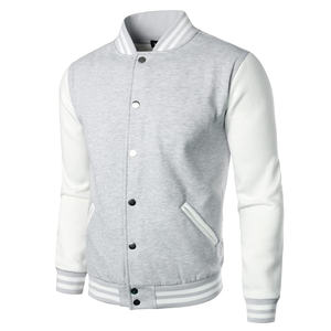 <b>Men's</b> Casual Winter Baseball <b>Jacket</b> with Embroidered <b>Letter</b> Design Stand Collar OEM Service Factory Price - Product Image 5