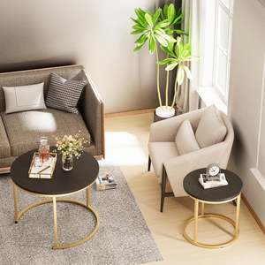 Mesas metálicas compactas y decorativas para el hogar y la Oficina, versátiles para espacios de dormitorio y sala de estar a los mejores precios - Product Image 3