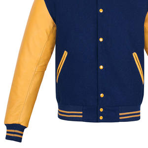 Vente en gros, meilleure vente, veste universitaire d'hiver personnalisée pour hommes, nouveau modèle de mode avec lettre, veste vierge - Product Image 6