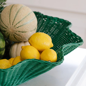 Bol de stockage écologique en rotin naturel fait à la main avec un design moderne meilleure vente de qualité supérieure pour la décoration de la maison - Product Image 2