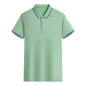 Logo de broderie imprimé personnalisé OEM Design vêtements de travail d'été à manches courtes culture publicitaire pour polos t-shirts polos - Product Image 4