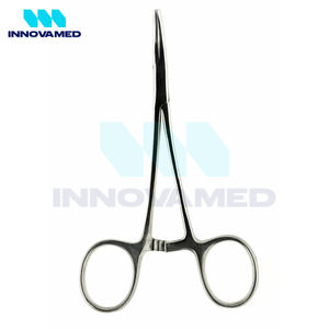 Pinzas hemostáticas curvas de calidad superior Abrazaderas de bloqueo Instrumentos quirúrgicos manuales reutilizables de acero inoxidable con soporte en línea - Product Image 2