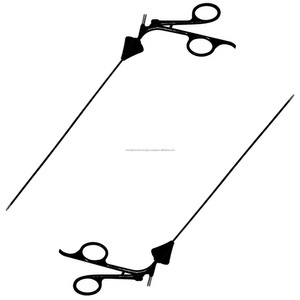 Porte-aiguille laparoscopique manuel à tube isolant, instrument chirurgical certifié CE, pour laparoscopie, suture, usage clinique et hospitalier - Product Image 2