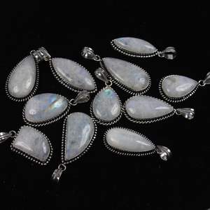 เครื่องประดับจี้อัญมณีสีรุ้งธรรมชาติคุณภาพดีดีไซน์สวยสร้อยคอเครื่องประดับ - Product Image 2