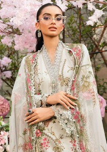 Ssumaira Presnting brodé Maria B pelouse 3 pièces Salwar Kameez Dupatta prix de gros lot robes Anarkali - Product Image 6