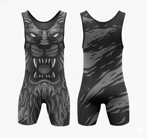 Combinaison de lutte extensible à logo frontal personnalisé Bestseller 2025 pour unisexe Compression MMA & Lutte - Product Image 4