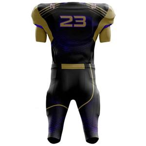 Vente en gros de vêtements de sport d'extérieur uniformes de football américain uniformes de football américain à manches courtes personnalisés de haute qualité OEM - Product Image 3