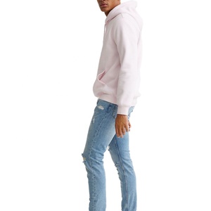 Sudadera con Capucha Rosa Bebé para Hombre, de Alta Calidad, Color Sólido, para Otoño e Invierno, con Logotipo Personalizado, Sudadera Deportiva para Hombre - Product Image 3