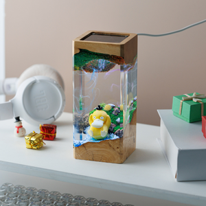 Lámpara de Anime, Lámpara de Resina Epoxi, Lámpara de Resina Epoxi Personalizada, Lámpara de Arte de Madera y Resina, Luz Nocturna Personalizada, Regalo Hecho a Mano, Regalo de Navidad - Product Image 6