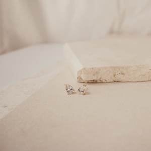 Pear <b>Diamond</b> <b>Earrings</b> Dainty Pear <b>Diamond</b> Stud <b>Earrings</b> Perfect Wedding <b>Earrings</b> Designer <b>Earrings</b> Gift for Her , Lover - Product Image 4