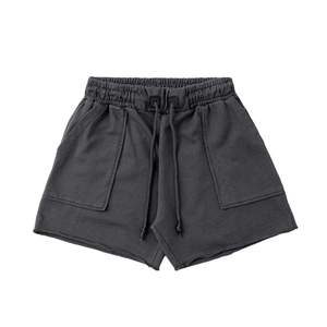 Shorts de basket-ball décontractés pour hommes, de haute qualité, écologiques, service OEM, personnalisés, solides, en toile, double couche, imperméables, respirants - Product Image 2